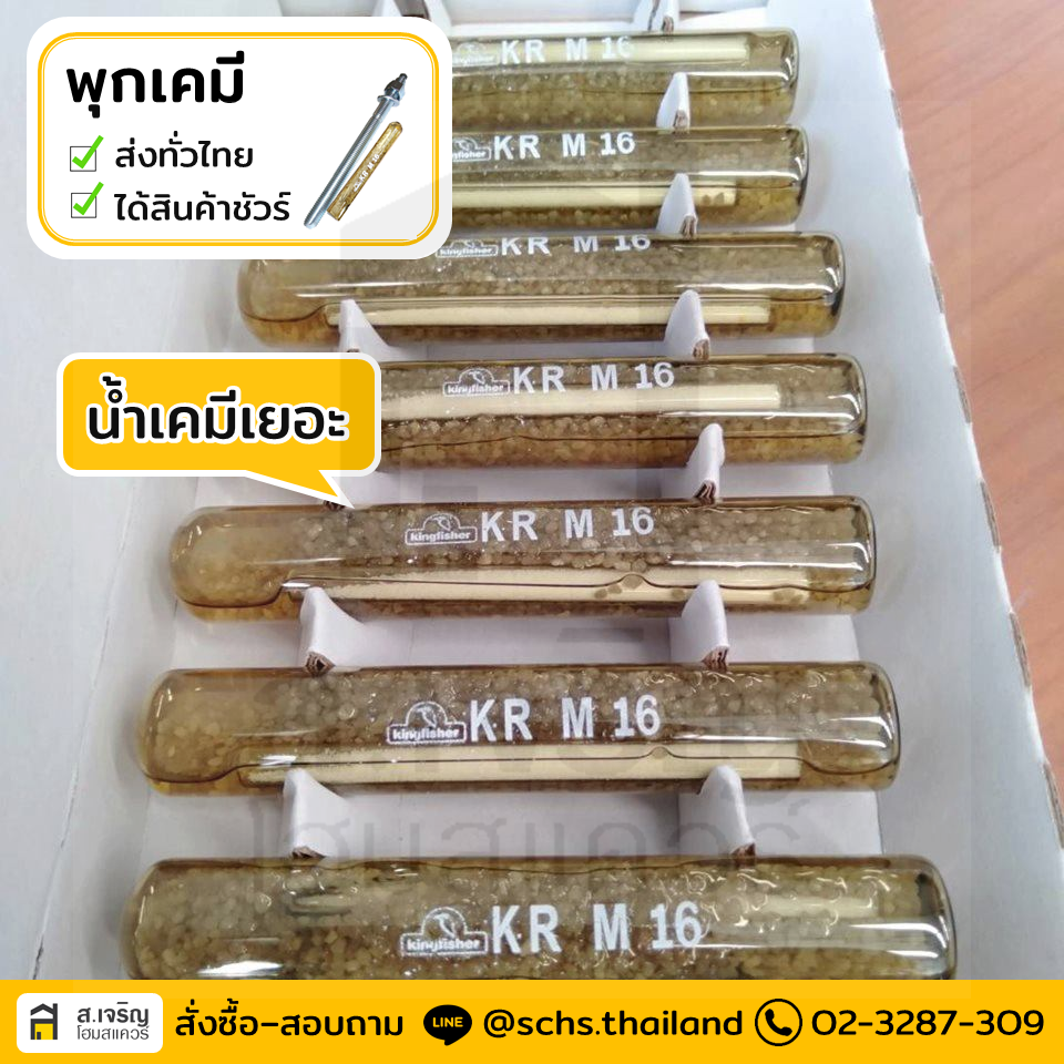 พุกเคมี Chemical Anchor Bolt แบบปั่น